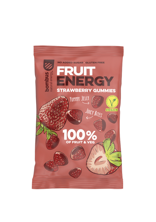 Ζελεδακια Φραουλα Χ/Ζαχ. Bio 35gr Bombus